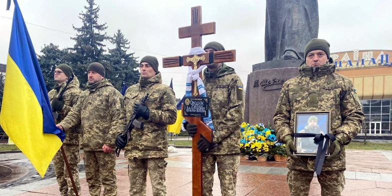 Похорон Руслана Оводюка.