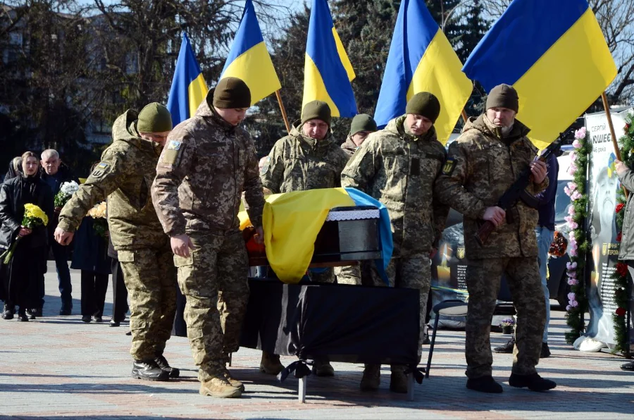 Похорон Володимира Легкого.