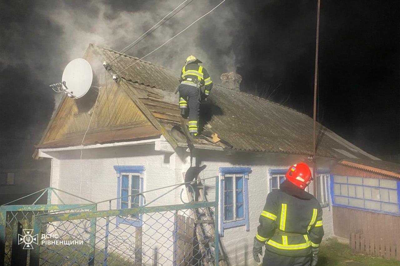 Вогнеборці ліквідували пожежу в приватному господарстві на Рівненщині