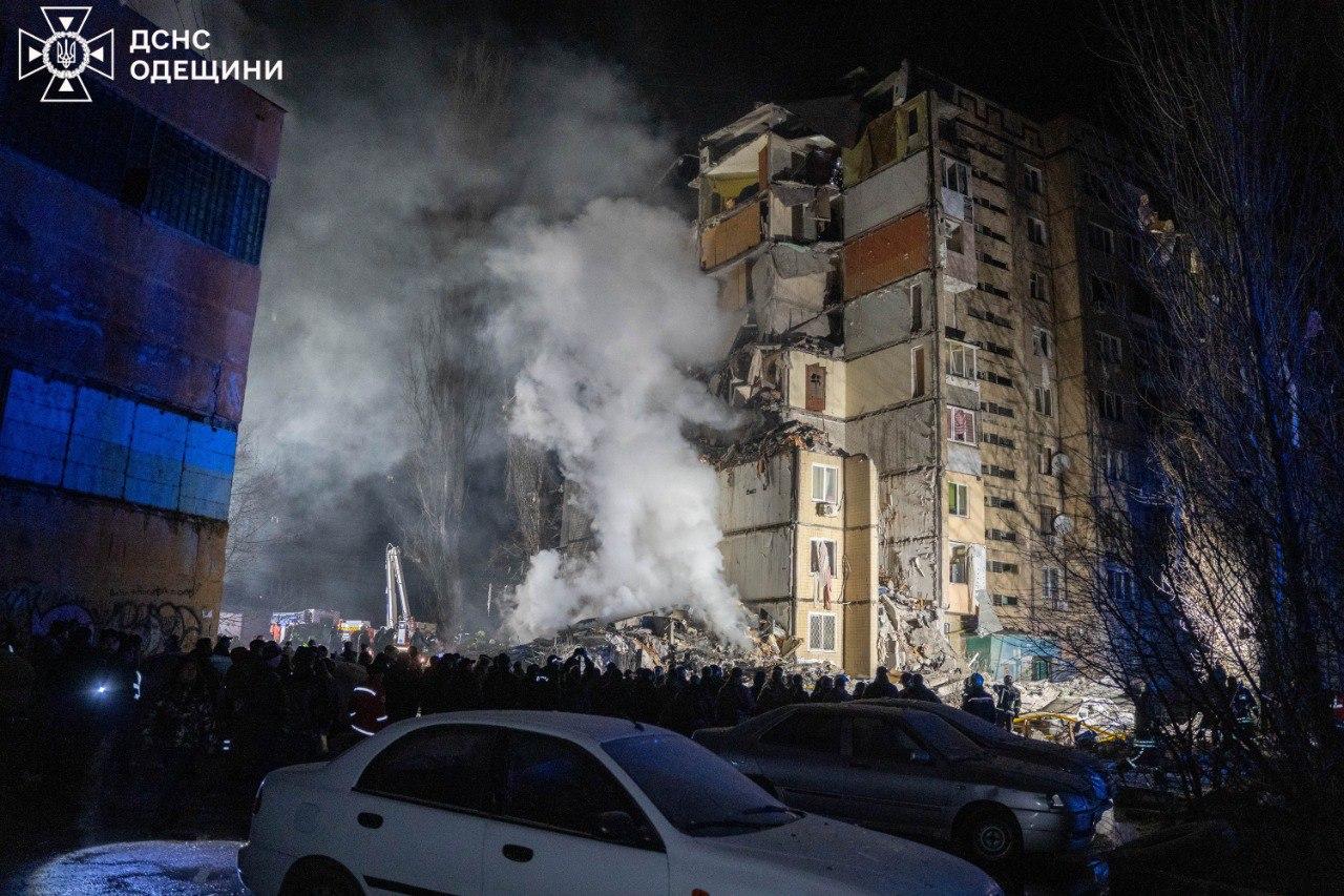 російська дронова атака по Одесу