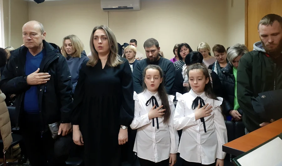 На врученні орденів.