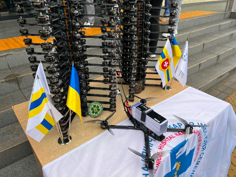 Дрони від міської лікарні.