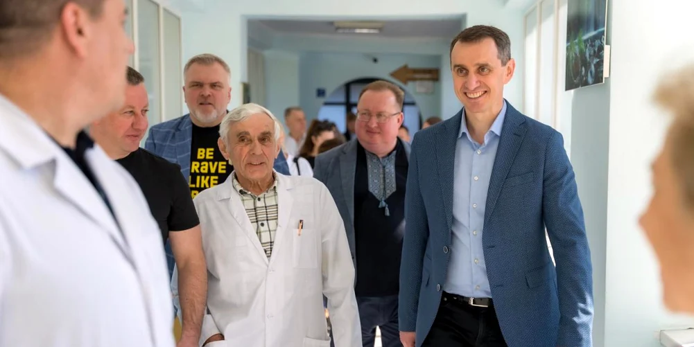 Міністр охорони здоров'я Віктор Ляшко відвідує Рівненську міську лікарню.