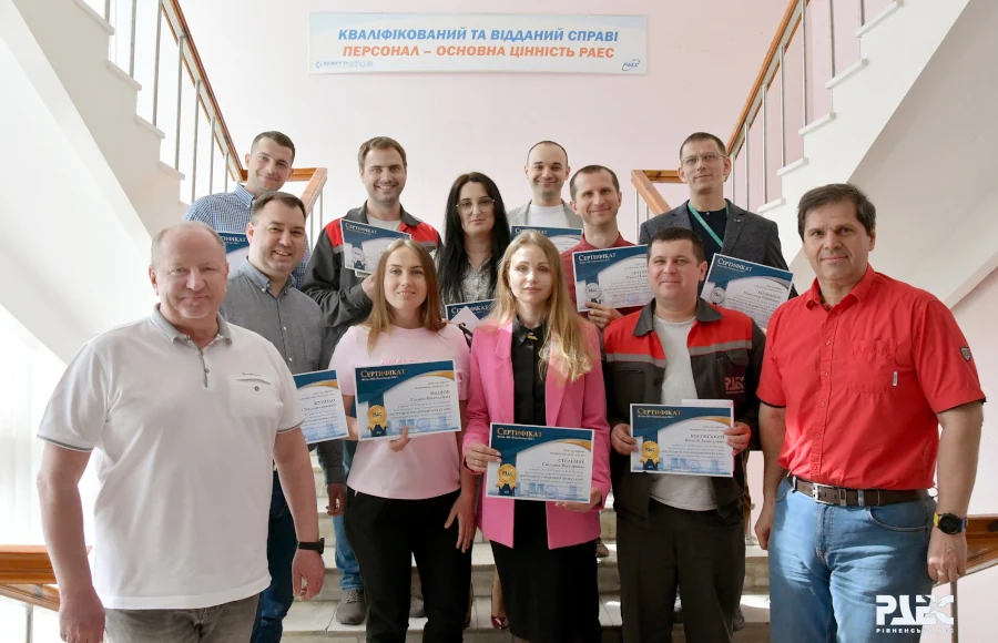 Молоді атомники отримали сертифікати про успішне проходження теоретично-практичного курсу «Інструменти управління проєктами».