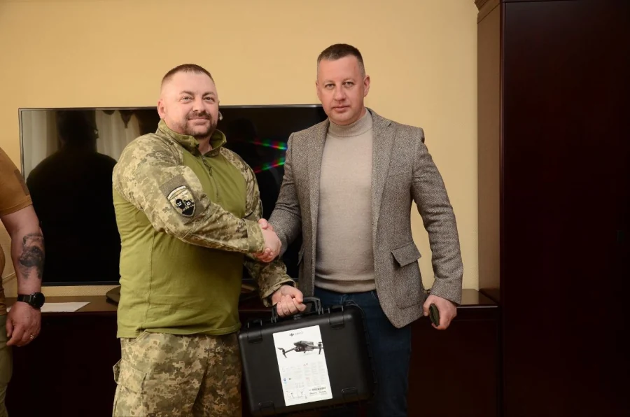 Передача дрона.