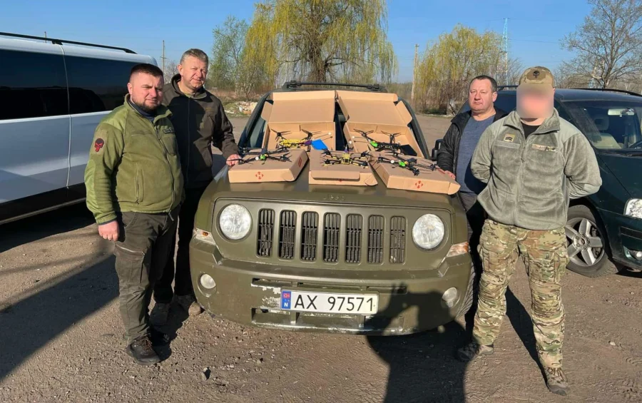 Дрони від Рокитнівської громади.