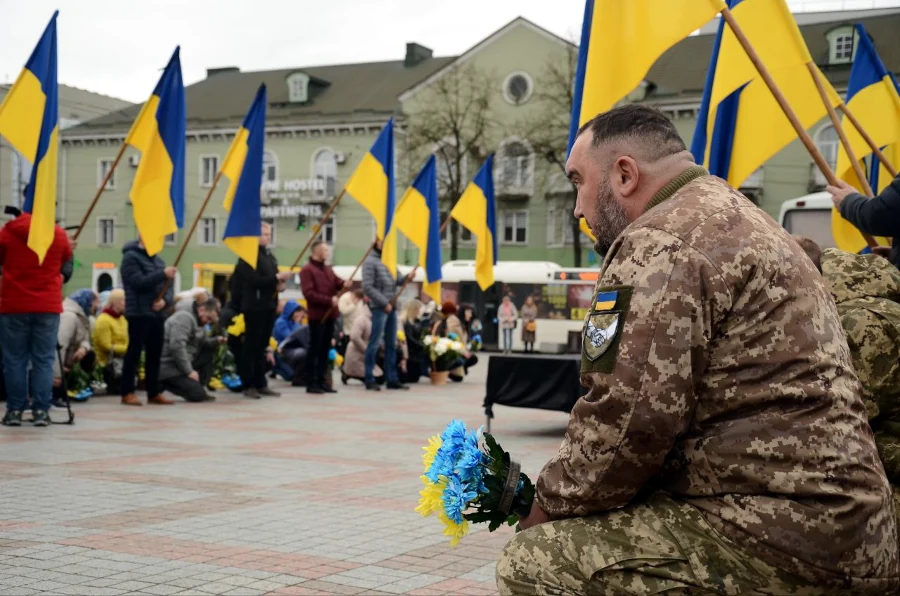 Похорон Мирослава Присяжнюка.