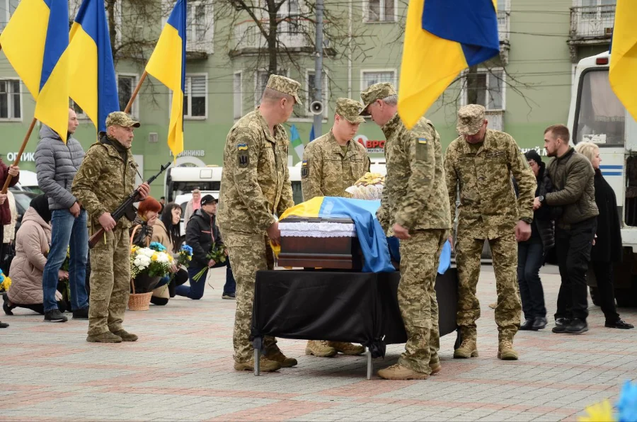 Похорон Мирослава Присяжнюка.