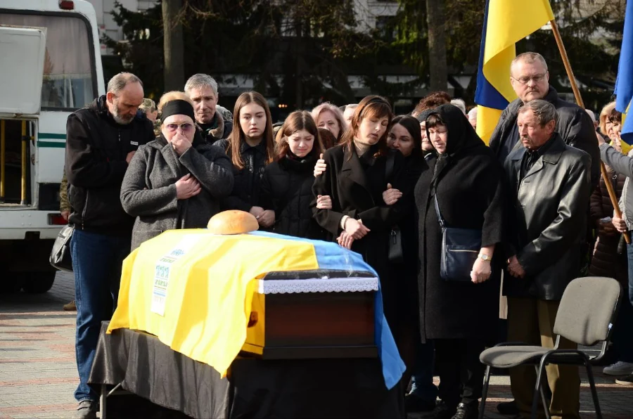 Похорон Олексія Драганчука.
