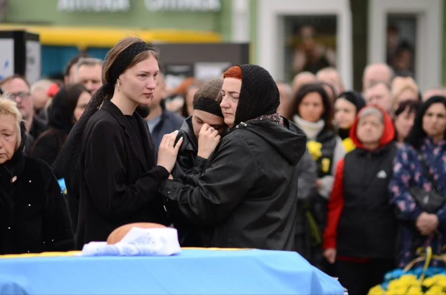 Похорон Сергія Стрільця й Артема Грачова.