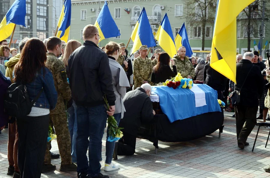 Похорон Віталія Цибульського.
