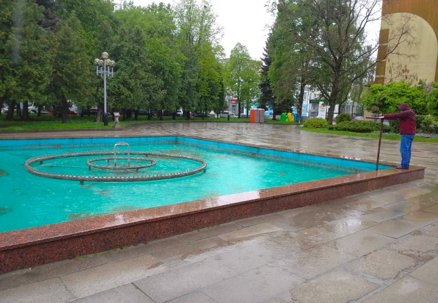 Підключення фонтана.