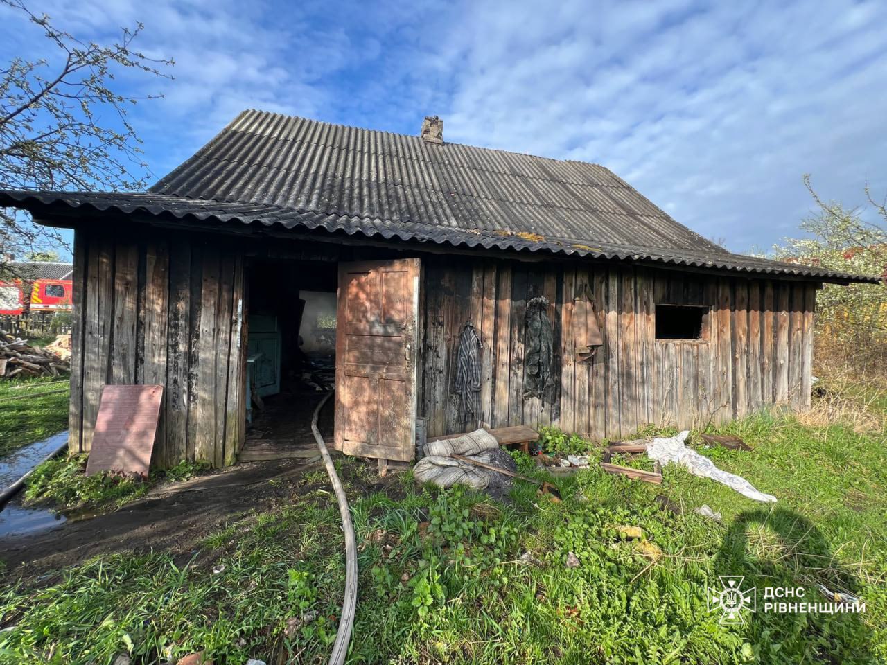 Під час пожежі загинув чоловік на Рівненщині