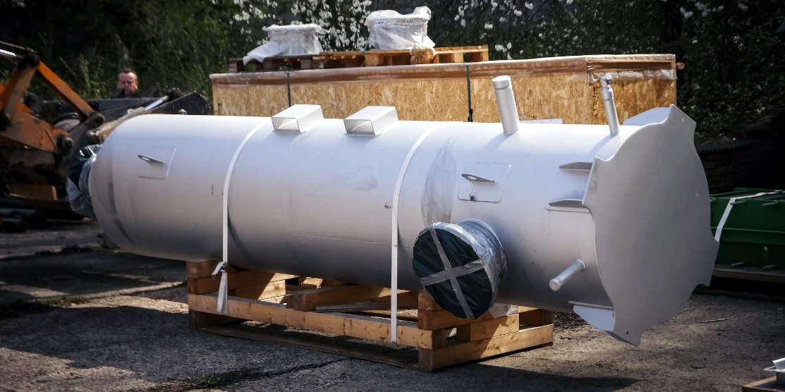 Частина установки вакуумної дегазації.