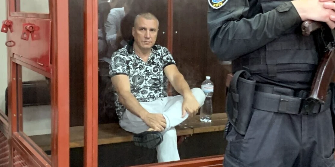 Розслідування щодо Одеського військкома Борисова завершено. Йому загрожує 10 за ґратами Колишній військком Євген Борисов у залі суду.