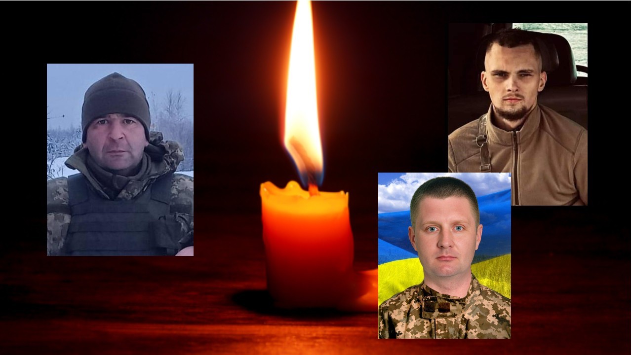 Трьох захисників провели на Рівненщині в останню путь
