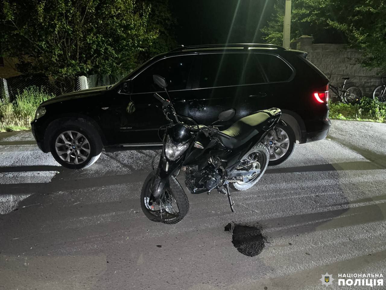 Внаслідок ДТП у Рівненському районі травмувався  неповнолітній мотоцикліст