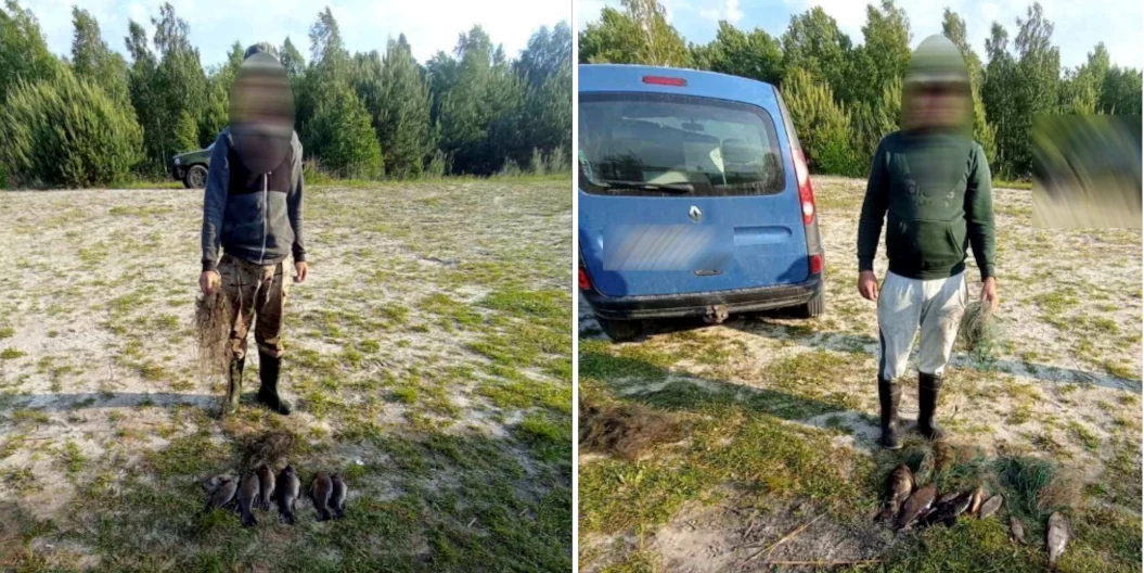 Збитків на 30 тис. грн завдали на Сарненщині двоє рибалок-браконьєрів