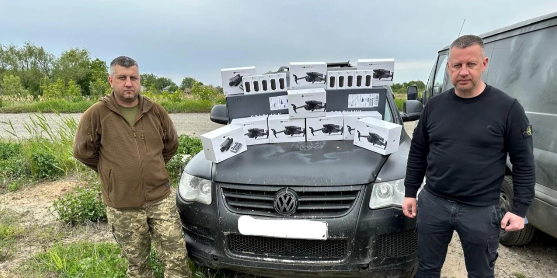Дрони від Рівненської громади отримали українські захисники Харківщини