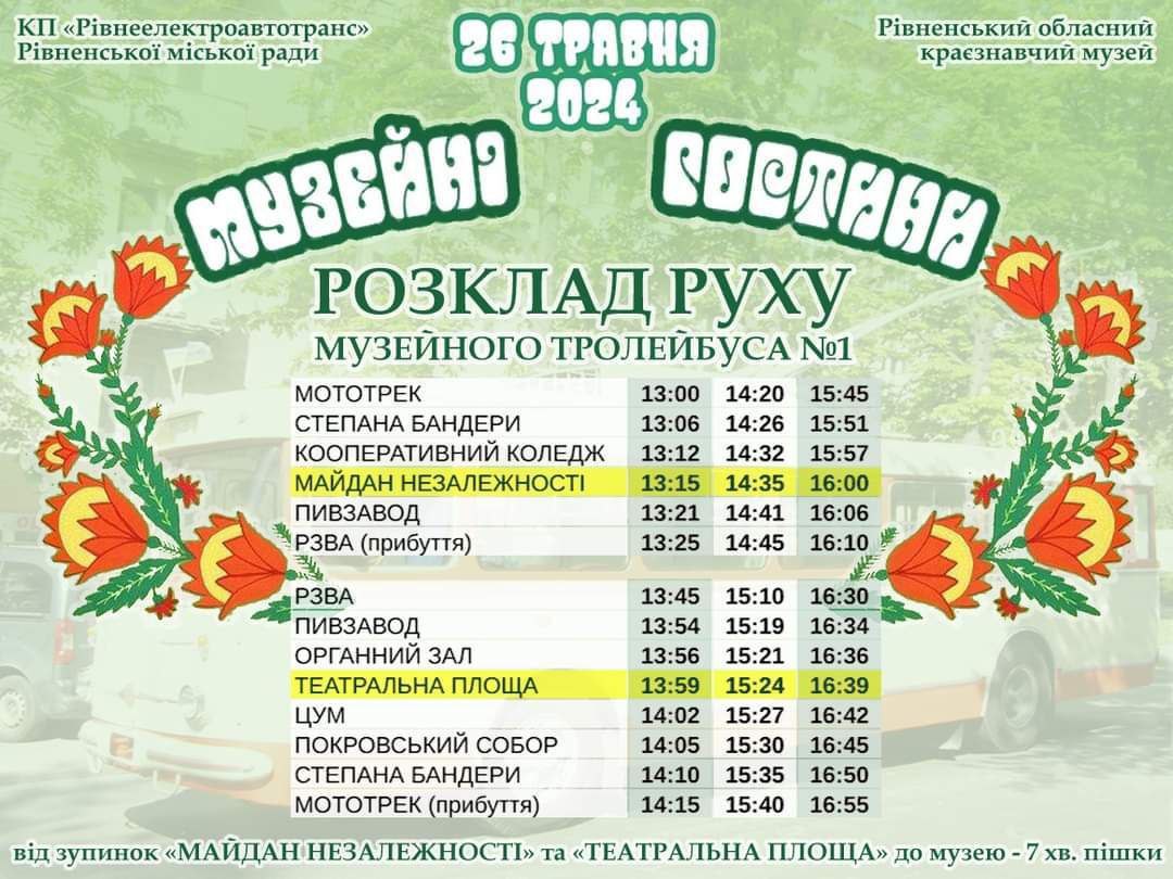 На музейні гостини рівнян привезе музейний експонат