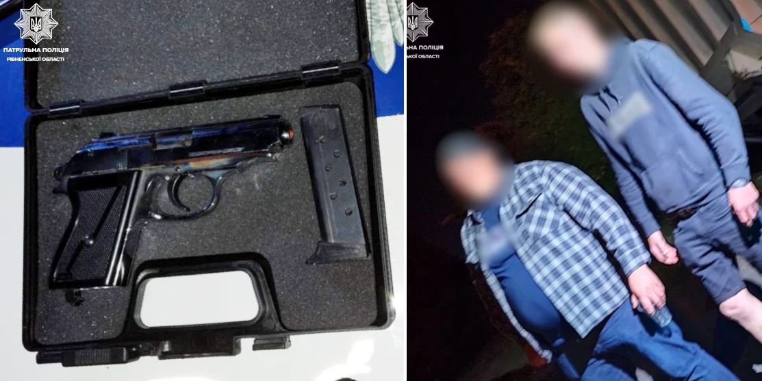 Стріляли з автомобіля у Рівному. Водій був з ознаками наркотичного сп’яніння
