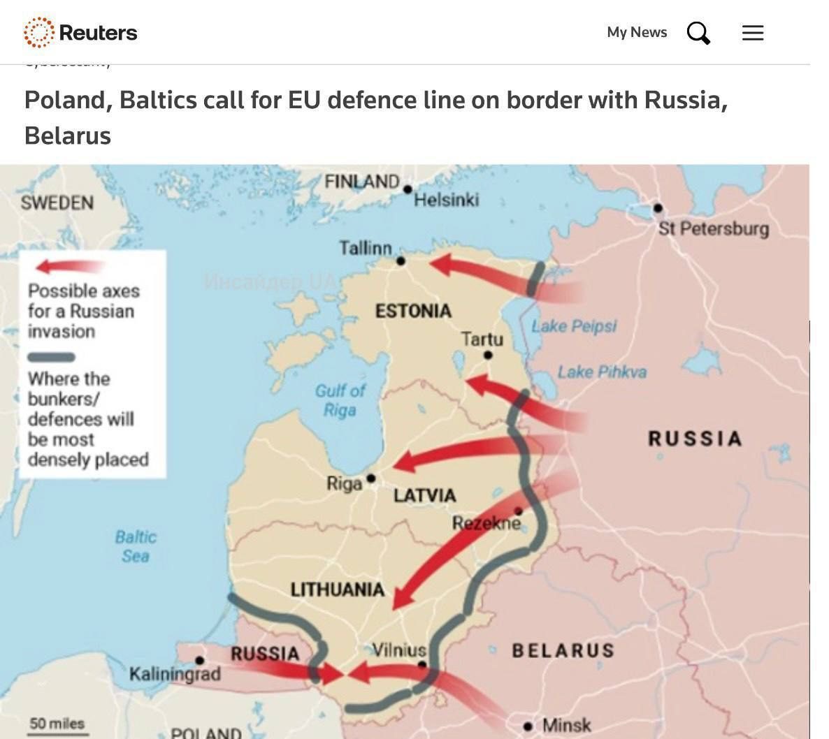 Понад 20 країн захищатиме від військової загрози лінія оборони