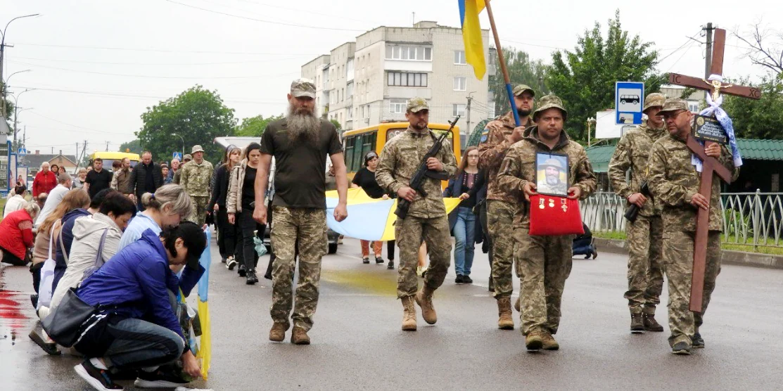Загиблого Захисника провели у Вічність в Здолбунівській громаді