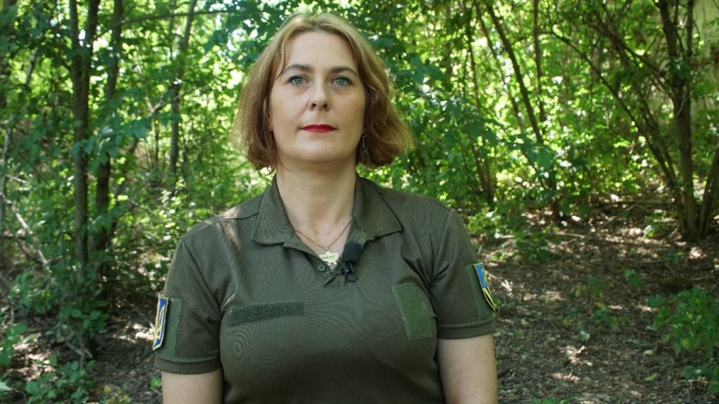 38-річна військовослужбовиця з Рівненщини на псевдо 