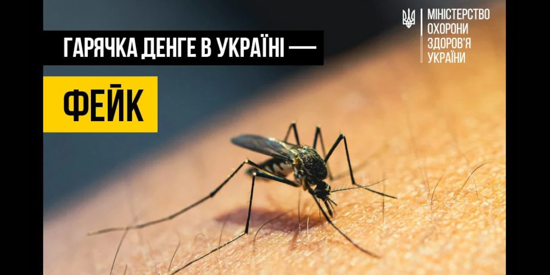 Дезінформація про розповсюдження гарячки Денге в Україні шириться в мережі