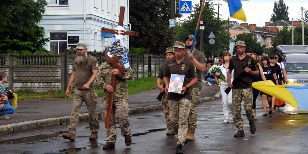 У Здолбунові попрощалися з полеглим бійцем