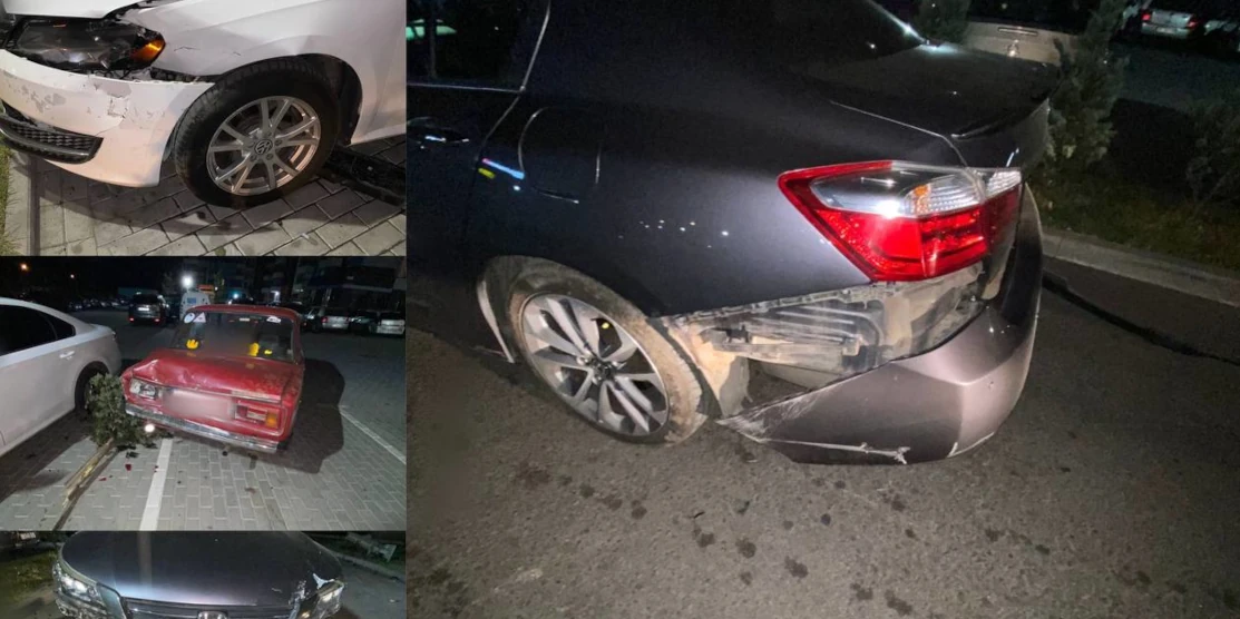 П’яний водій у Рівному протаранив дві автівки. Його затримали очевидці