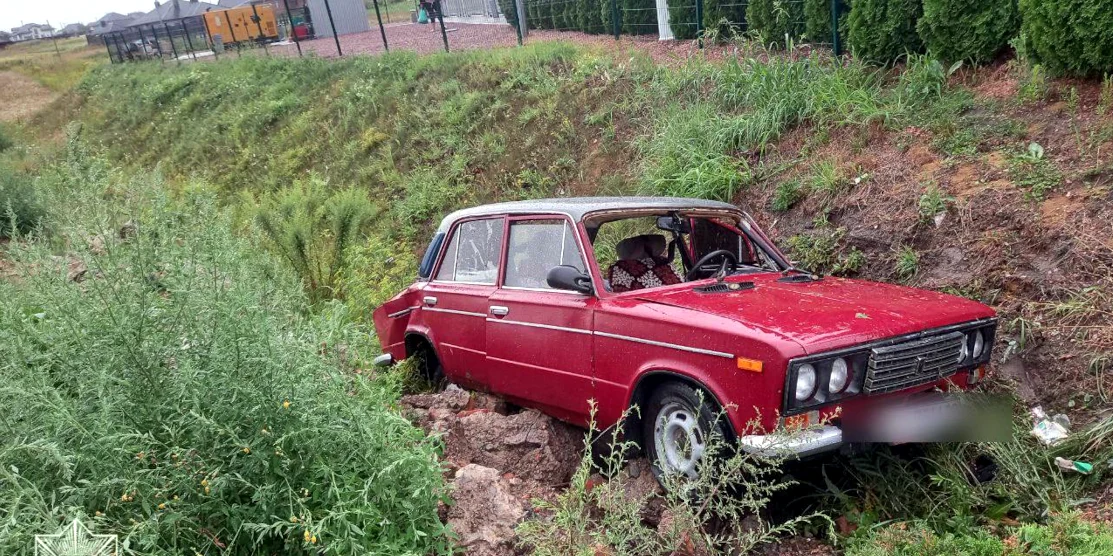 Збив туї й залетів у кювет. ДТП у Рівненському районі