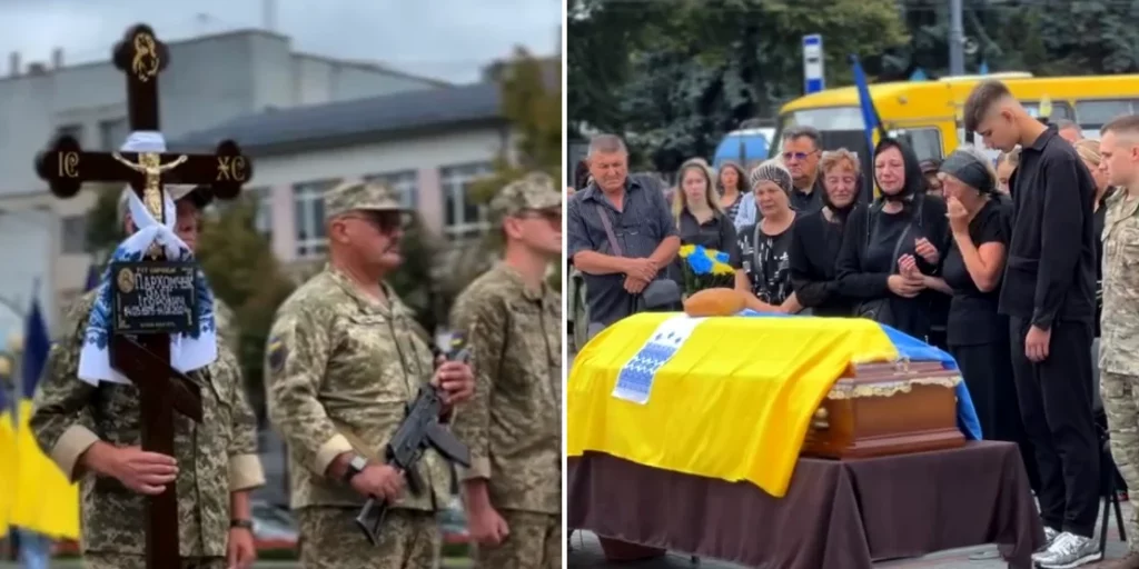 Олега Пархомчука провели в останню дорогу в Рівному - фото 1