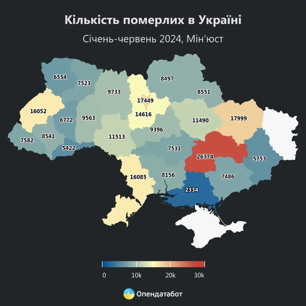 Смертність в Україні утричі перевищує народжуваність у 2024 році - фото 4 Смертність в Україні утричі перевищує народжуваність у 2024 році - фото 4