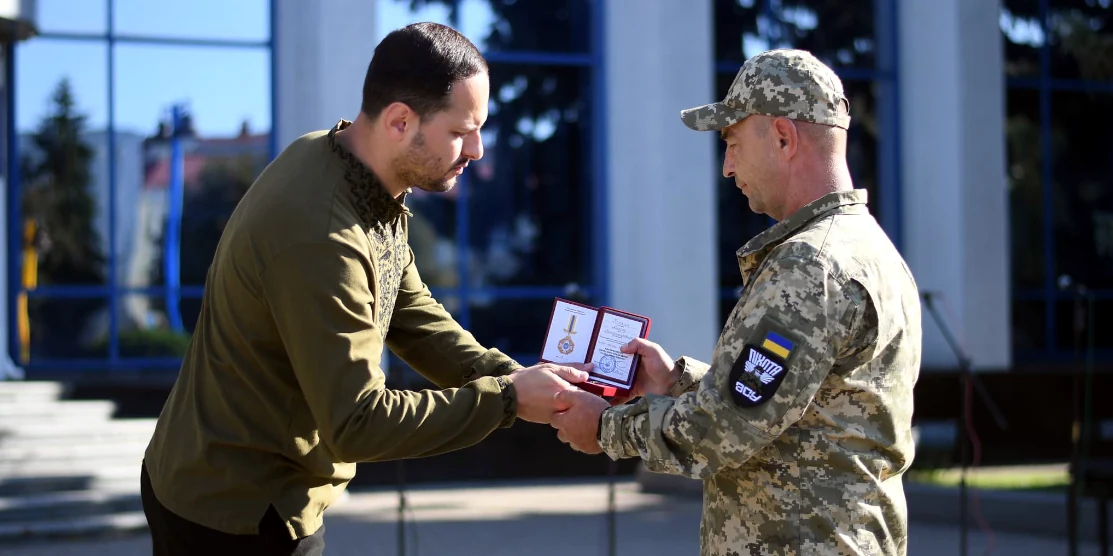 Найвищу відзнаку Рівненщини отримав військовий з Дубровиччини