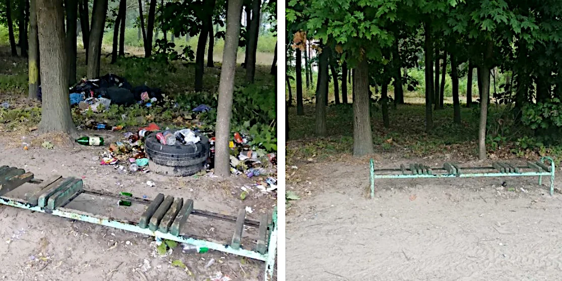 Несанкціоноване сміттєзвалище в Березному прибрали