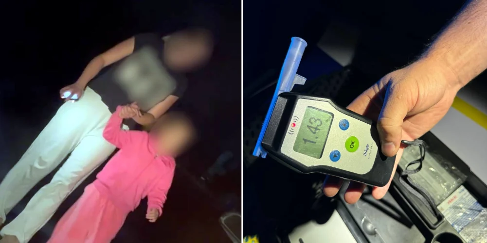 На Рівненщині п’яна жінка їздила за кермом з двома дітьми в авто