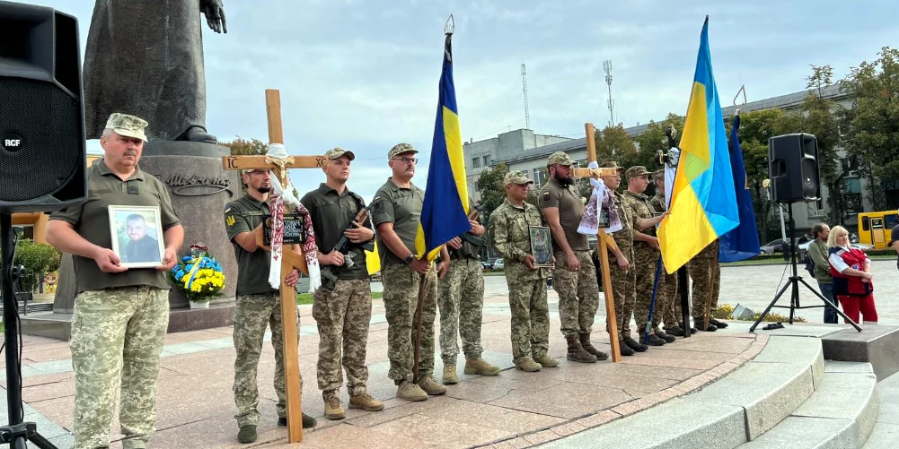 Трьох захисників провели у Вічність у Рівному