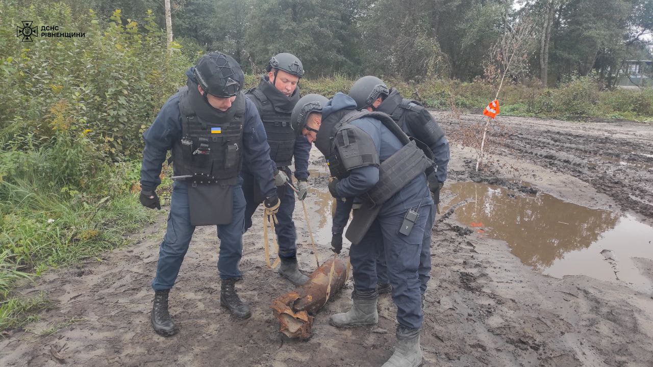Понад десять бомб знешкодили на Рівненщині