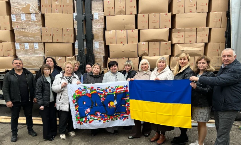 Понад 8 тонн гуманітарної допомоги отримало Рівне з Італії