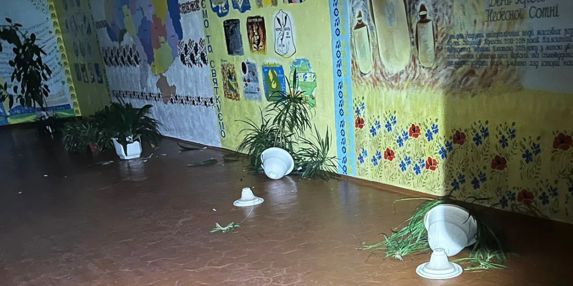 Встановлено зловмисників, які вчинили погром у Крилівському ліцеї
