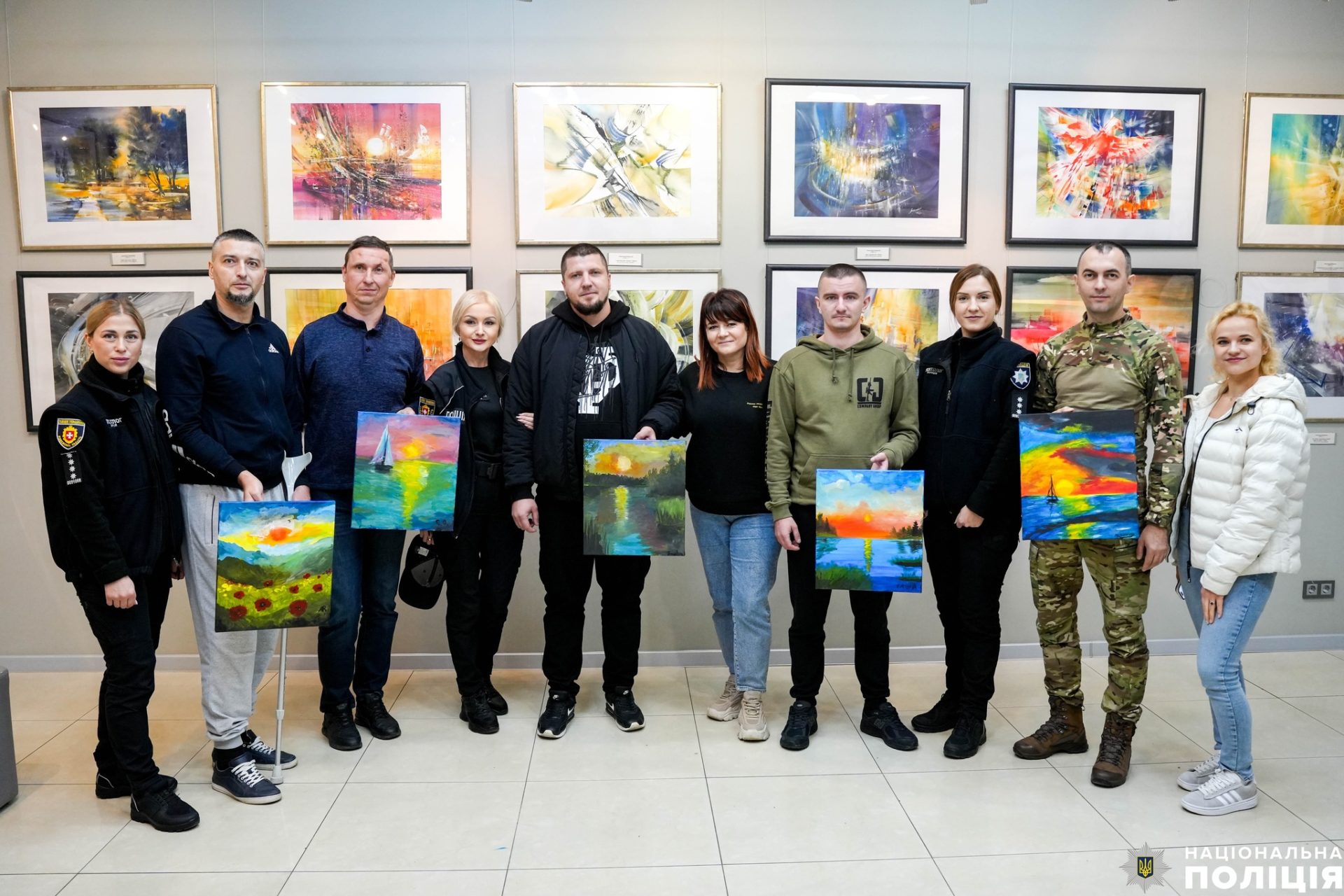 Терапія на мольберті для поранених захисників 