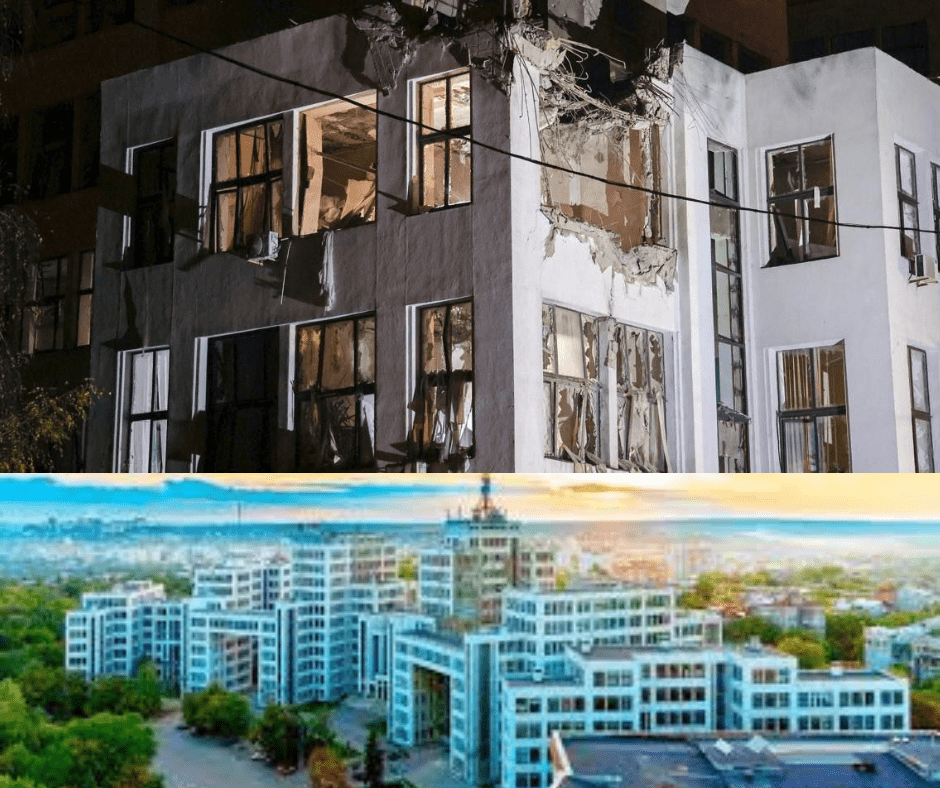 Що потрібно для відновлення будівлі Держпрому