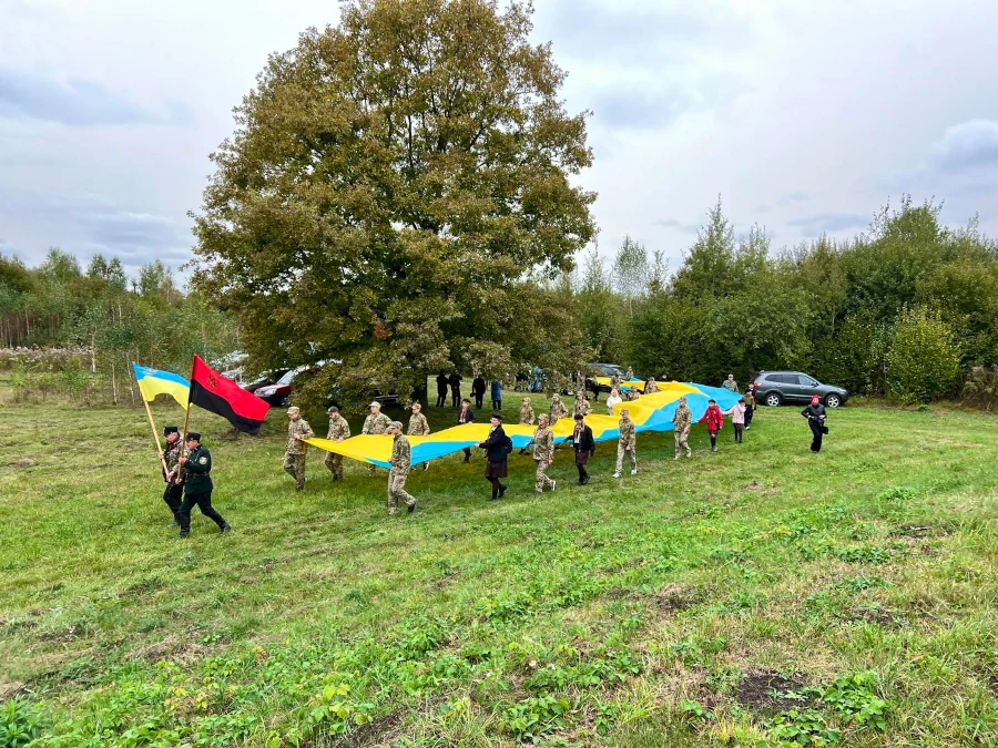 Річницю утворення УПА відзначили в урочищі Гутвин на Рівненщині - фото 1