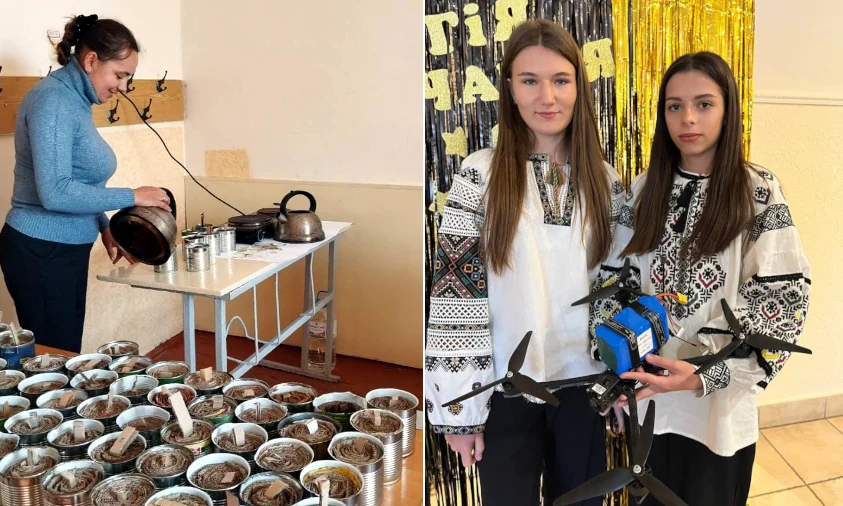 За гроші від ярмарку ліцей на Рівненщині купив дрон та інші речі для ЗСУ