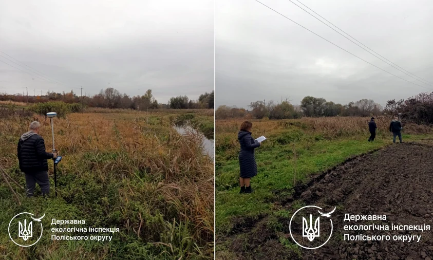 На Рівненщині розташували город в захисній смузі річки Устя