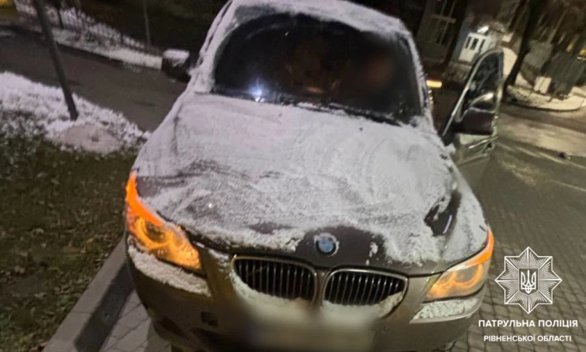 П’яного водія на несправному авто впіймали патрульні в Рівному