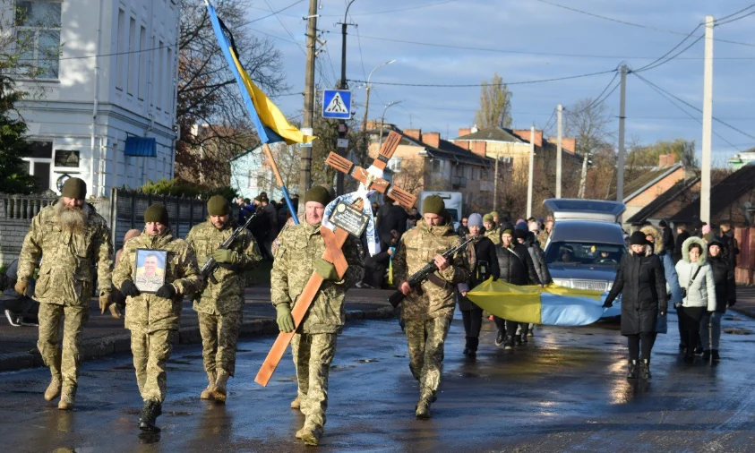 З полеглим Захисником прощалися у Здолбунівській громаді