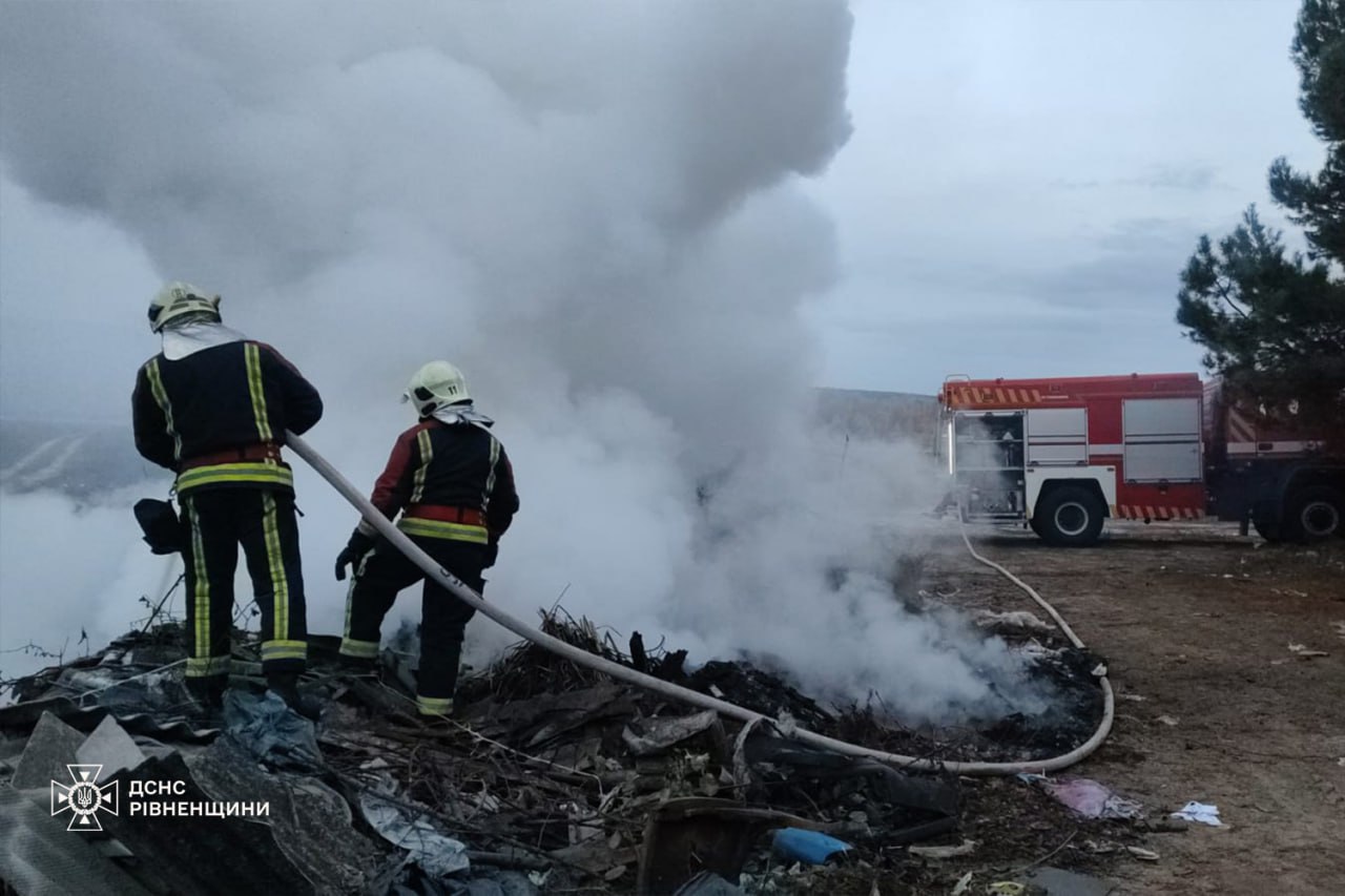 Вогонь знищив гніздо лелеки на Рівненщині