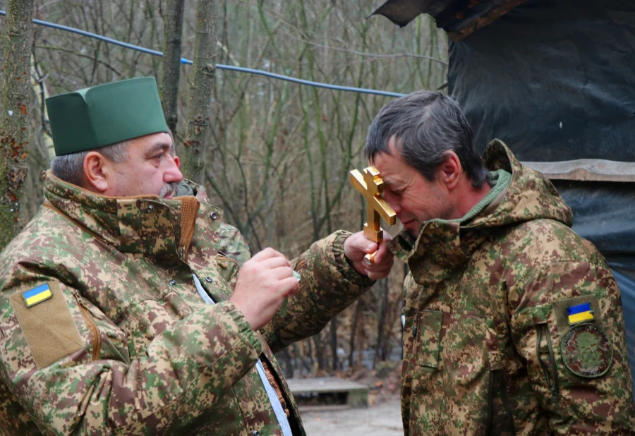 На Рівненщині, у Вараші, нацгвардійці відзначили Різдво - фото 2